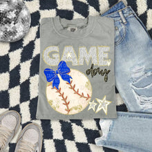 Load image into Gallery viewer, Dalmatian Game Day Baseball With Bow DROPDOWN TRANSFER CAP FEB