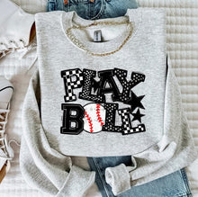 Load image into Gallery viewer, So Sporty Play Ball Baseball DROPDOWN TRANSFER BIA