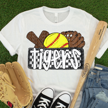 Load image into Gallery viewer, Softball Team Plate Mascots DROPDOWN TRANSFER CSD FEB 26