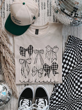 Load image into Gallery viewer, SC BW Coquette Bow Mascots Dropdown TRANSFER PHDC MAY