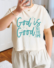 Load image into Gallery viewer, God Is Good All The Time Stars Pink Teal Color DROPDOWN TRANSFER SCAR EXC MAY 25