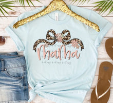 Load image into Gallery viewer, Leopard Bow Floral Name TRANSFER BIA JAN