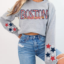 Load image into Gallery viewer, Baseball Teams Faux Embroidery Stars With SLEEVE OPTION TRANSFER VIRGO FEB