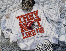 Load image into Gallery viewer, They Not Like Us Faux Embroidery Mascot DROPDOWN TRANSFER TGG 24