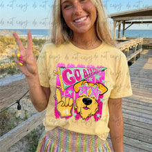 Load image into Gallery viewer, Go Preppy Pink Mascot TRANSFER GGD DROPDOWN TRANSFER MAY 26