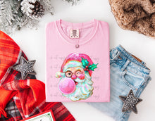 Load image into Gallery viewer, Pink Painted Santa Head Bubble TRANSFER ET NOV 25
