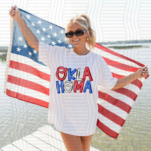 Load image into Gallery viewer, RWB Messy States (all 50 states available) TRANSFER CAP JUNE 26
