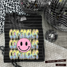 Load image into Gallery viewer, Rainbow Checker Pink Happy Stacked Mascots Dropdown TRANSFER CAP JUNE 25