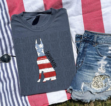 Load image into Gallery viewer, Patriotic Dog Designs Black Text SWD MAY DROPDOWN TRANSFER