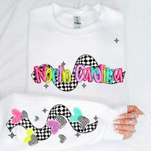 Load image into Gallery viewer, Bright Checkered States(All 50 states available) DTF TRANSFER