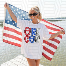 Load image into Gallery viewer, RWB Messy States (all 50 states available) TRANSFER CAP JUNE 26