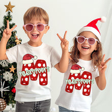 Load image into Gallery viewer, Dotted Letter Santa Hat Mascot DROPDOWN TRANSFER CSD
