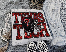 Load image into Gallery viewer, Football Team Helmet Faux Embroidery DROPDOWN TRANSFER TGG
