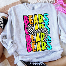 Load image into Gallery viewer, 80’s Stacked Checker Mascots DROPDOWN TRANSFER CSD FEB 26