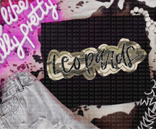 Load image into Gallery viewer, Camo Faux Applique Teams DROPDOWN TRANSFER ECHT JUNE