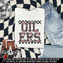 Load image into Gallery viewer, Football Faux Embroidery Checkered Mascots DROPDOWN TRANSFER CAP 24