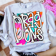 Load image into Gallery viewer, Bright Retro Mascots Dropdown TRANSFER CSD JUNE 25