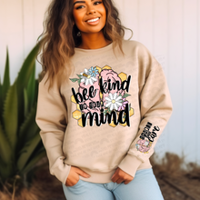 Load image into Gallery viewer, Bee Kind To All Minds Handle With Care With SLEEVE OPTION TRANSFER SAL