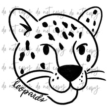 Load image into Gallery viewer, Doodle Single Color Mascots Dropdown TRANSFER