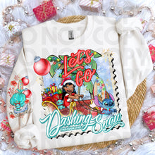Load image into Gallery viewer, Dashing Through The Snow Character Dropdown SLEEVE OPTION DROPDOWN TRANSFER RHD NOV 25