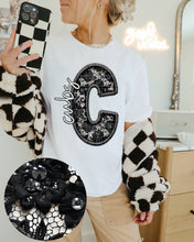 Load image into Gallery viewer, Black Lace Mascot Dropdown TRANSFER CAP FEB