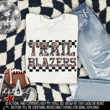 Load image into Gallery viewer, Football Faux Embroidery Checkered Mascots DROPDOWN TRANSFER CAP 24