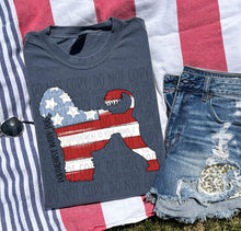 Load image into Gallery viewer, Patriotic Dog Designs Black Text SWD MAY DROPDOWN TRANSFER