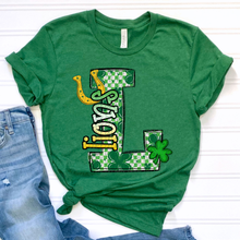 Load image into Gallery viewer, St Patrick’s Day Checkered Mascots DROPDOWN TRANSFER CSD JAN 26