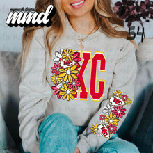 Load image into Gallery viewer, Floral Skulls And Letters Sports Team With Sleeve TRANSFER MMD