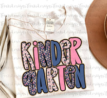 Load image into Gallery viewer, Pink Blue Gold Glitter Alpha B2S Grades DROPDOWN TRANSFER