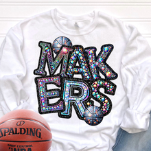 Load image into Gallery viewer, Rhinestone Basketball Mascots DROPDOWN TRANSFER CSD