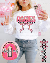 Load image into Gallery viewer, Sweet Bow Checkered Mascots With SLEEVE OPTION TRANSFER CAP JAN