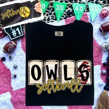 Load image into Gallery viewer, Softball Boxes Letters Mascots With SLEEVE OPTION TRANSFER CAP JAN