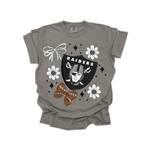 Load image into Gallery viewer, Bow + Flower Football Team DROPDOWN TRANSFER MWG JUNE 25