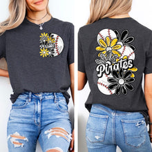 Load image into Gallery viewer, Floral Ball Baseball Team With Pocket DROPDOWN TRANSFER MMD APR