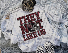 Load image into Gallery viewer, They Not Like Us Faux Embroidery Mascot DROPDOWN TRANSFER TGG 24