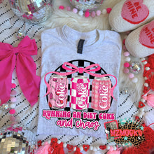 Load image into Gallery viewer, Pink Themed Running On Drink & Chaos DROPDOWN TRANSFER MZM JAN 26