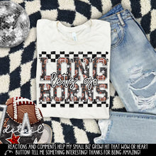 Load image into Gallery viewer, Let’s Go Football Faux Embroidery Checkered Mascots DROPDOWN TRANSFER CAP 24