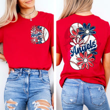 Load image into Gallery viewer, Floral Ball Baseball Team With Pocket DROPDOWN TRANSFER MMD APR