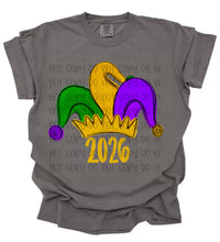 Load image into Gallery viewer, Mardi Crown 2026 Color Dropdown TRANSFER AJD JAN 26