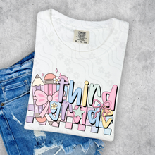 Load image into Gallery viewer, Pastel Pencil Checker School Grades DROPDOWN TRANSFER DDD JULY 25