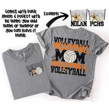 Load image into Gallery viewer, Volleyball Mom Customizable DROPDOWN With Pocket TRANSFER SDD AUGUST