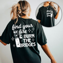 Load image into Gallery viewer, Find Your Fire & Burn The Bridges With Pocket TRANSFER DROPDOWN CSC JAN