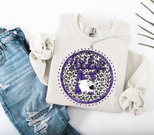 Load image into Gallery viewer, Grey Leopard Circle Team Mascot DROPDOWN TRANSFER CAP