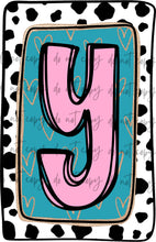 Load image into Gallery viewer, Valentines Box Letter Name CUSTOMIZED DTF Transfer