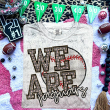 Load image into Gallery viewer, We Are Faux Embroidery Glitter Baseball Mascot TRANSFER CAP JAN