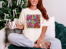 Load image into Gallery viewer, Mama Bright Trees Four Block TRANSFER