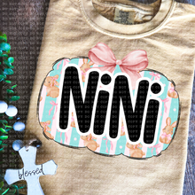 Load image into Gallery viewer, Coquette Bunny Names Dropdown TRANSFER ECHT FEB