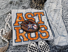 Load image into Gallery viewer, Baseball Faux Embroidery Mascots Dropdown TRANSFER TGG SEP 24