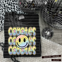 Load image into Gallery viewer, Rainbow Checker Happy Stacked Mascots Dropdown TRANSFER CAP JUNE 25